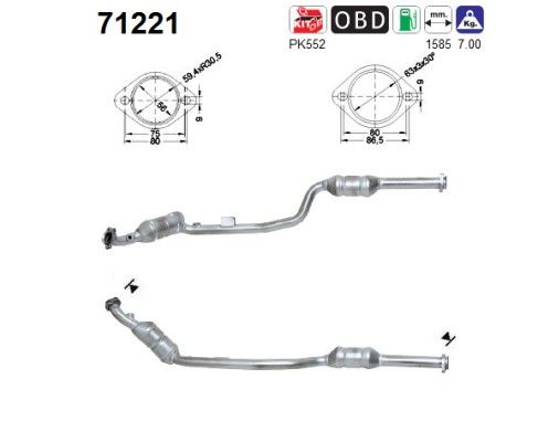AS 71221 - Catalytic Converter