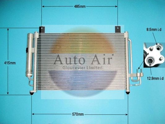 Auto Air Gloucester 16-1079 Condenser, air conditioning