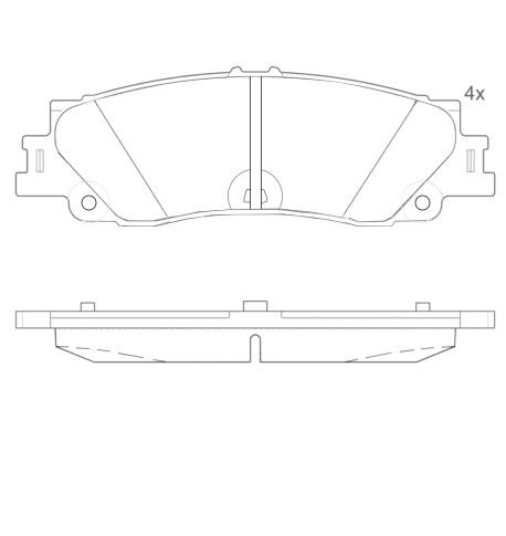 BREMBO P83192 Brake Pad Set, disc brake