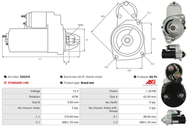 AS-PL S3241S Starter