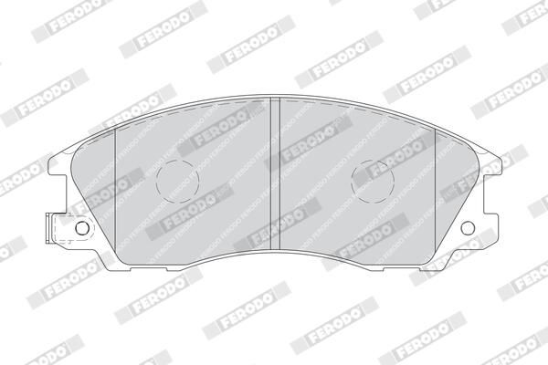 FERODO FDB1670 Brake Pad Set, disc brake