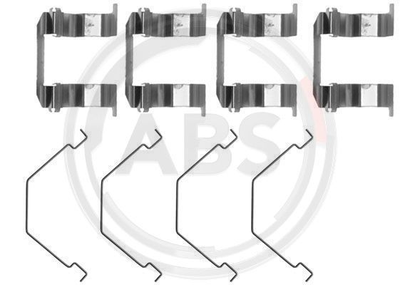Комплект приладдя, накладка дискового гальма, A.B.S. 1158Q