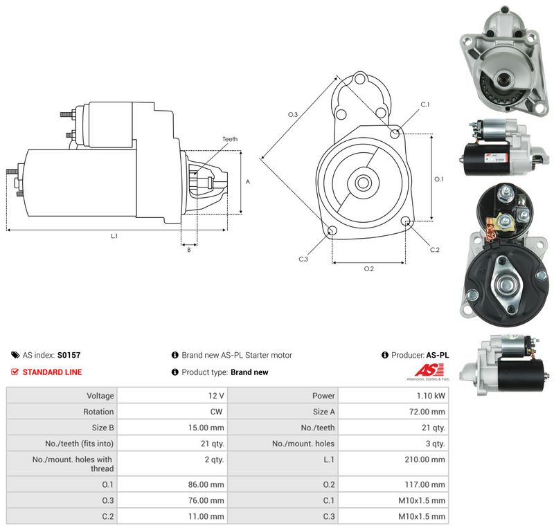 Starter, AS-PL S0157