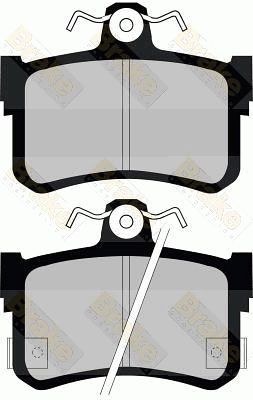 Brake Engineering Brake Pad Set, disc brake PA990