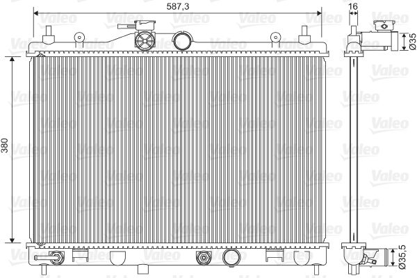 VALEO Radiateur 701573