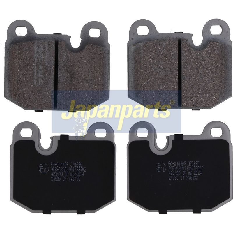 Piduriklotsi komplekt, ketaspidur JAPANPARTS PA-0141AF