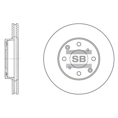 Гальмівний диск, Hi-Q SD4104