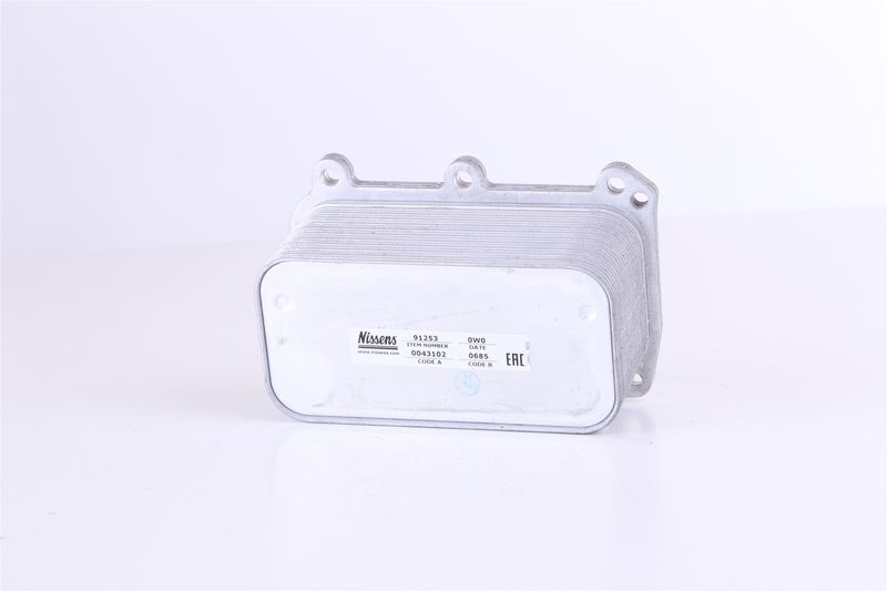 Õliradiaator, mootoriõli, NISSENS 91253