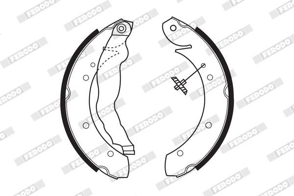 FERODO FSB447 Brake Shoe Set