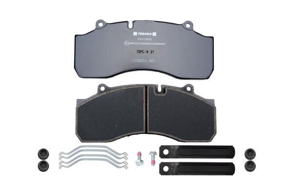 Sada brzdových destiček, kotoučová brzda FCV1367B