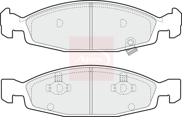APEC Brake Pad Set, disc brake PAD1131