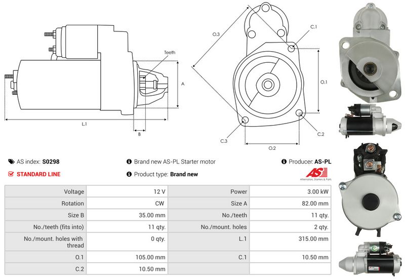 AS-PL S0298 Starter