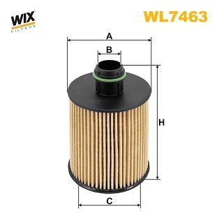 Оливний фільтр, фільтрувальний елемент, Wix Filters WL7463