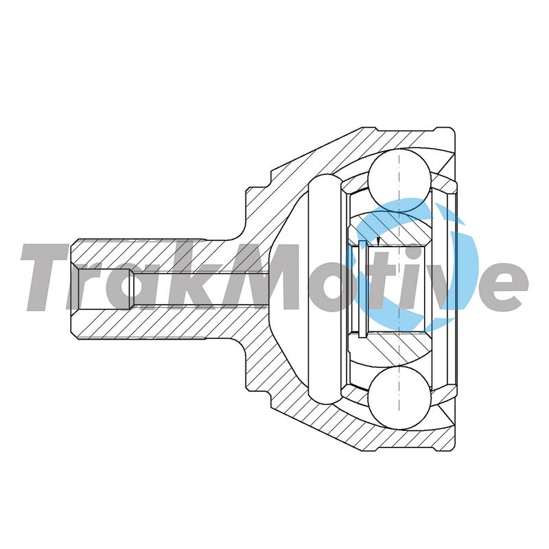Комплект шарнірів, приводний вал, Trakmotive 40-0148