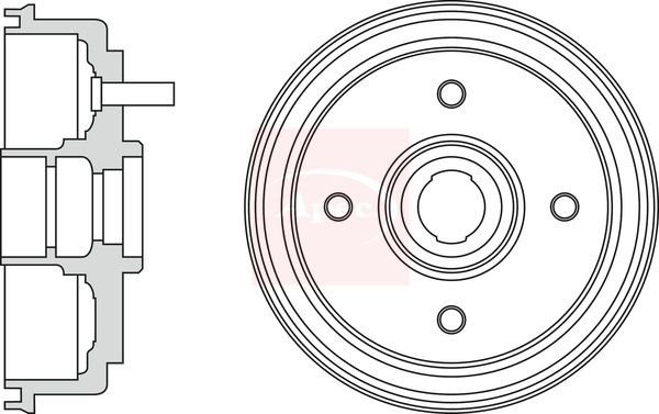 APEC Brake Drum DRM9982