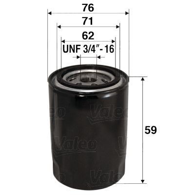 VALEO olajszűrő 586065