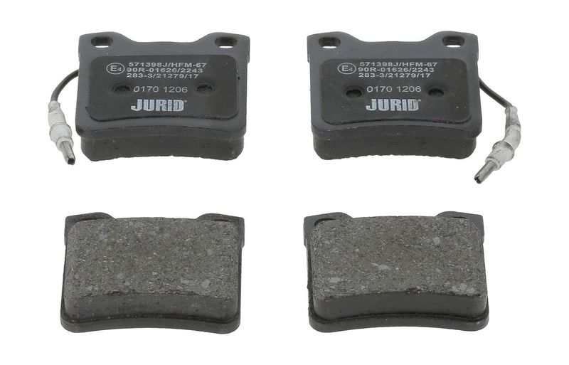 Sada brzdových destiček, kotoučová brzda 571398J