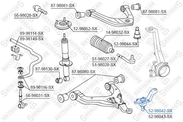 STELLOX 52-98042-SX Ball Joint