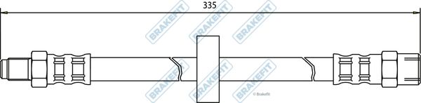 APEC Brake Hose BHO4017
