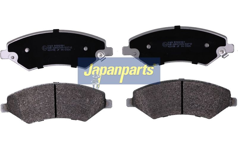 set placute frana,frana disc JAPANPARTS PA-0169AF