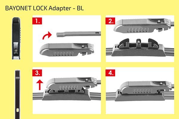 HEYNER 300410 Adapter, wiper blade