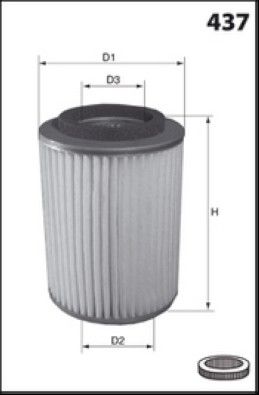 MISFAT Filtre à air R193