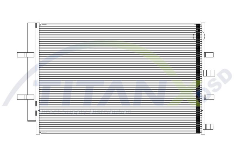 Condensator, climatizare TITANX CD389004