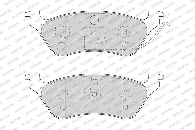 FERODO Plaquettes de frein à disque FDB1475
