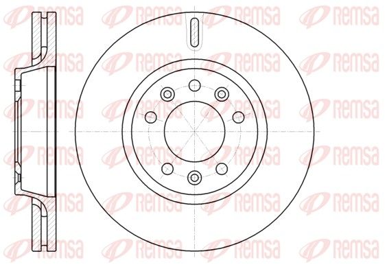 Гальмівний диск, Remsa 61052.10