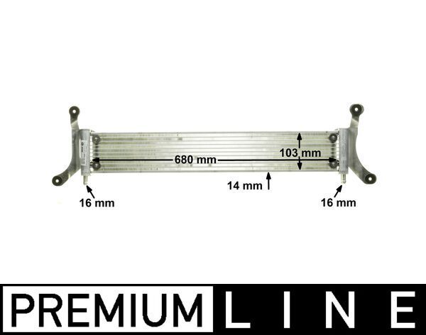 MAHLE Lage temperatuurkoeler, intercooler CIR 6 000P