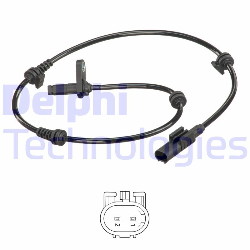 SS20552 DELPHI Датчик швидкості обертів коліс антиблокувальної системи гальм - Фото 1