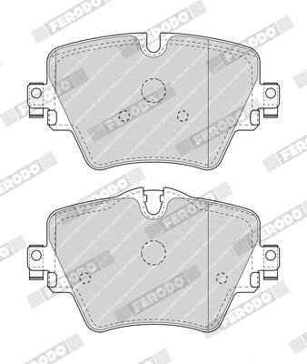 FERODO FDB4689 Brake Pad Set, disc brake