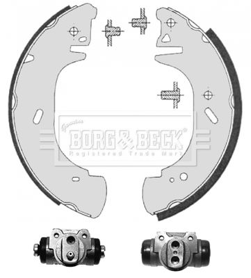 BORG & BECK fékpofakészlet BBS1121K