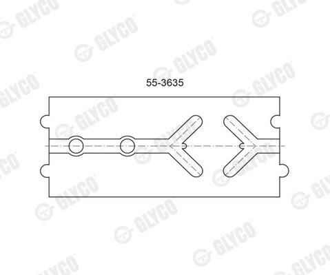 Coussinet+palier,+bielle GLYCO 55-3635