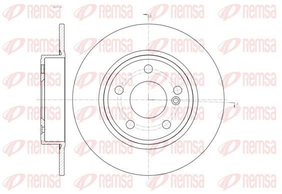 Гальмівний диск, Remsa 61465.00