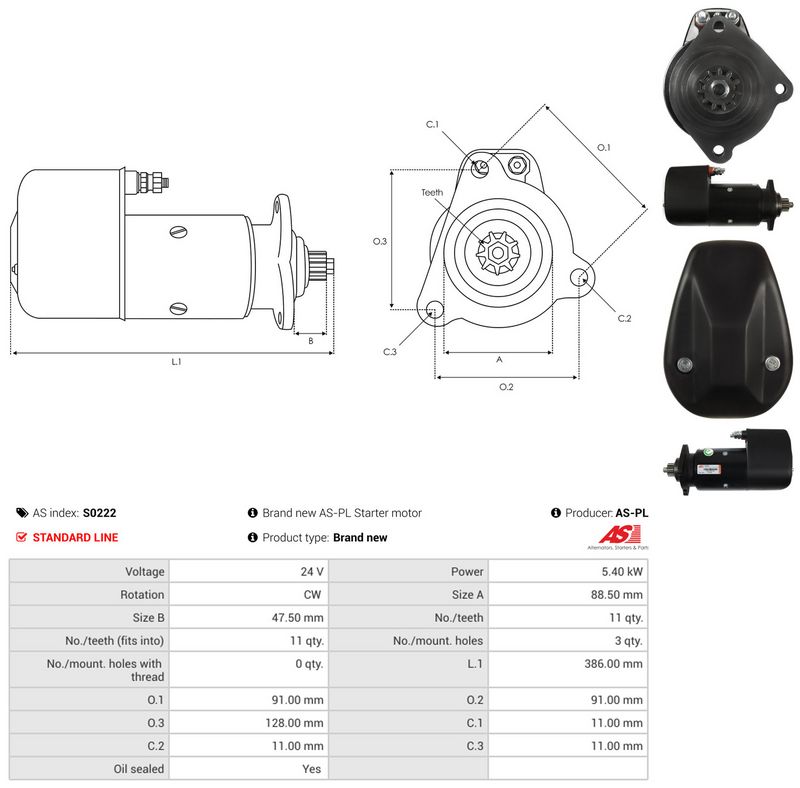 AS-PL S0222 Starter