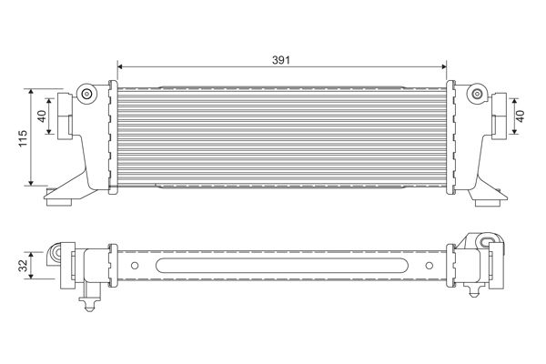 VALEO Intercooler, inlaatluchtkoeler 817759