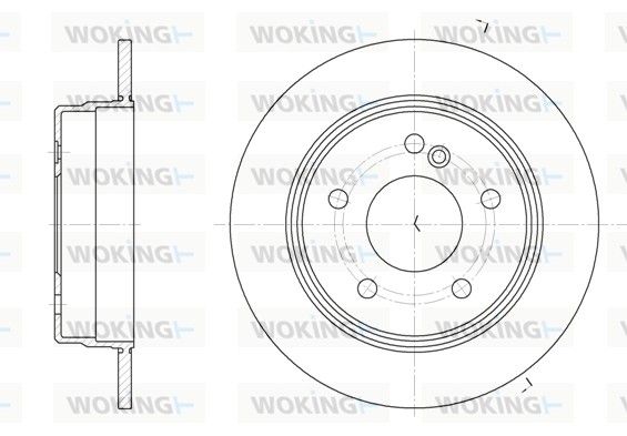 Гальмівний диск, Woking D6193.00