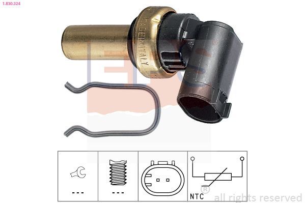 Sensor, temperatura del refrigerante