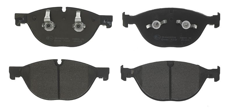 комплект спирачно феродо, дискови спирачки BREMBO