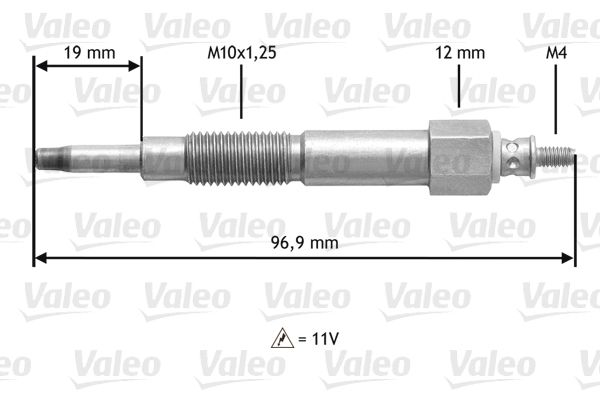 VALEO izzítógyertya 345161