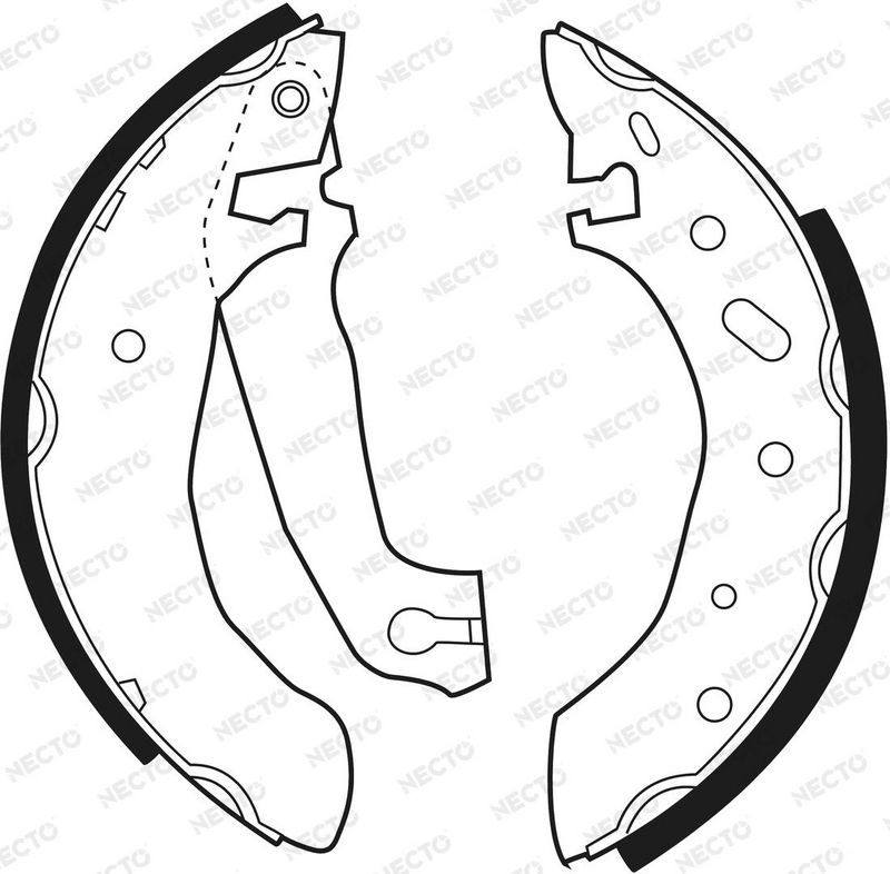 Juego de zapatas de frenos