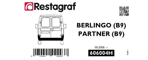 Kit de clip de fixation, carrosserie RESTAGRAF 606004H