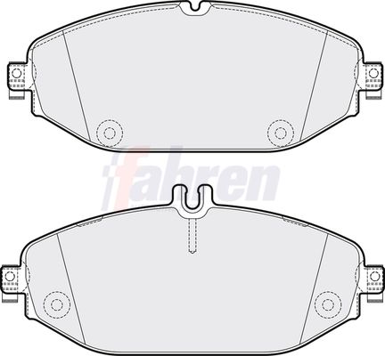 Fahren Brake Pad Set, disc brake FBP4282