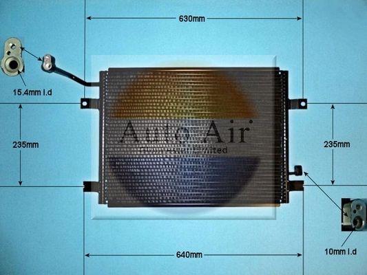 Auto Air Gloucester 16-2047 Condenser, air conditioning