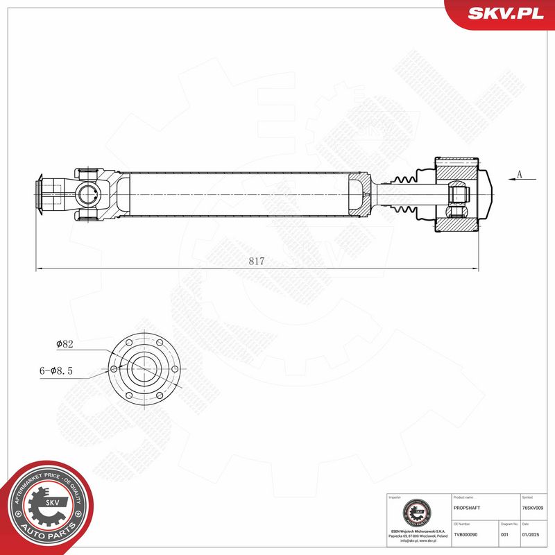 Veovõll, ESEN SKV 76SKV009