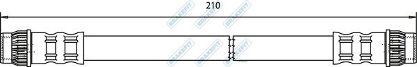 APEC Brake Hose BHO4285