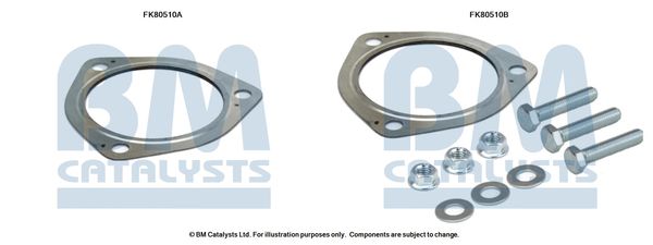 BM CATALYSTS szerelőkészlet, katalizátor FK80510