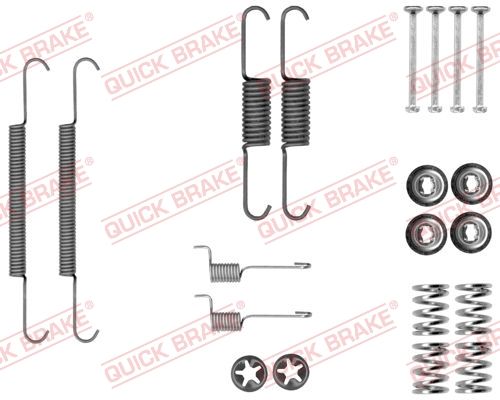 Комплект приладдя, колодка стоянкового гальма, Quick Brake 105-0037