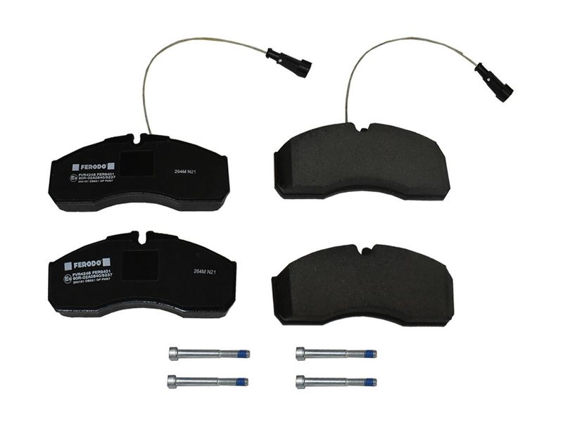 Sada brzdových destiček, kotoučová brzda FVR4248